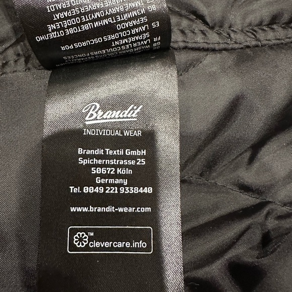 Brandit M-65 Standard Tactical Military Winter Parka Men’s Size L Black Hooded - Picture 7 of 13